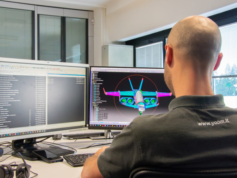YCOM engineer working on ANN2 project